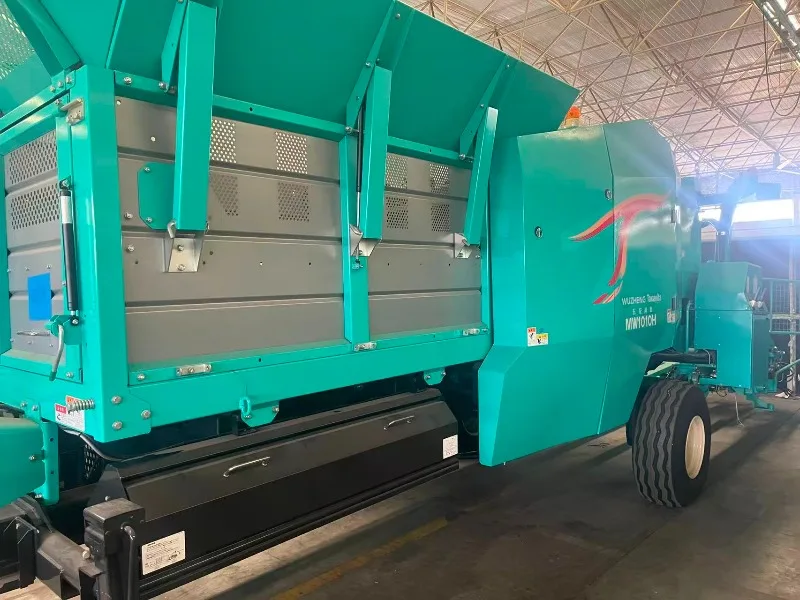 High Efficiency Net & Film Wrap Round Baler Wrapper Machine Compatible With 55-120HP Tractor Silage Feed Processing Machinery