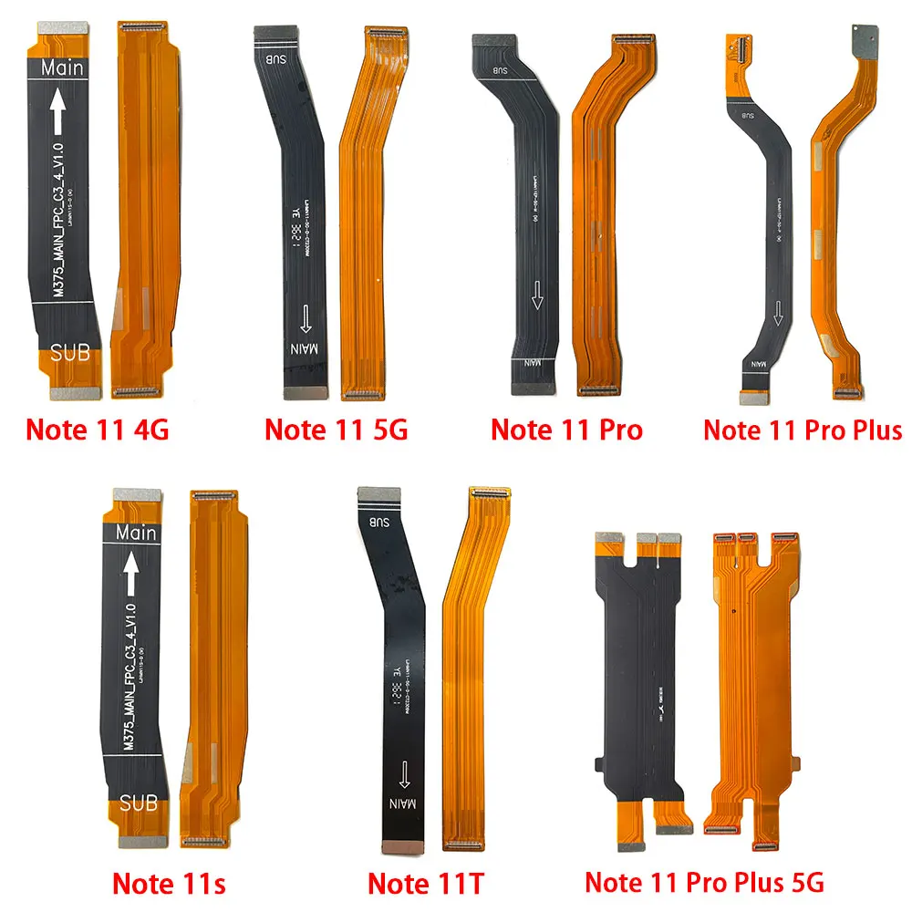 50Pcs，NEW Motherboard FPC Main Board LCD Display Connector Cable Part For Redmi Note 10 11 Pro Note 10 11S 11 4G 11 Pro Plus 5G