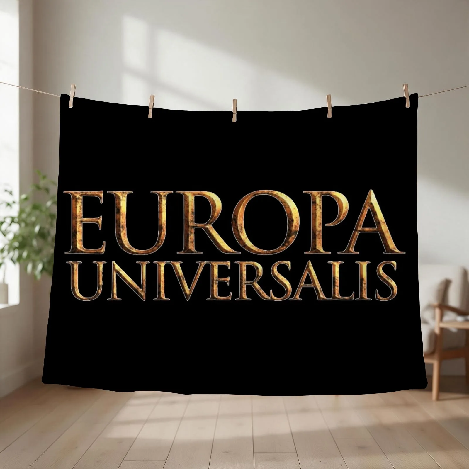 Europa Universalis Throw Blanket Picnic Decorative Beds Furrys Soft Plush Plaid Blankets