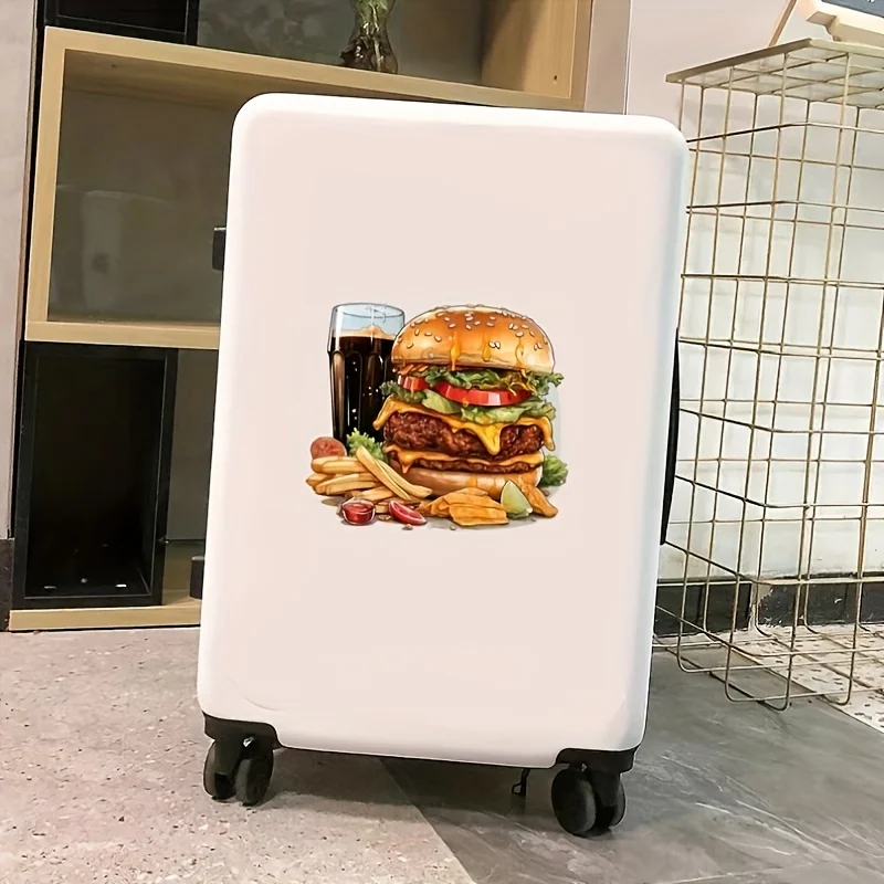 Delicious French Fries Vinyl Sticker Durable Laptop Water Bottle Kitchen Restaurant Decoration Easy Apply AA491