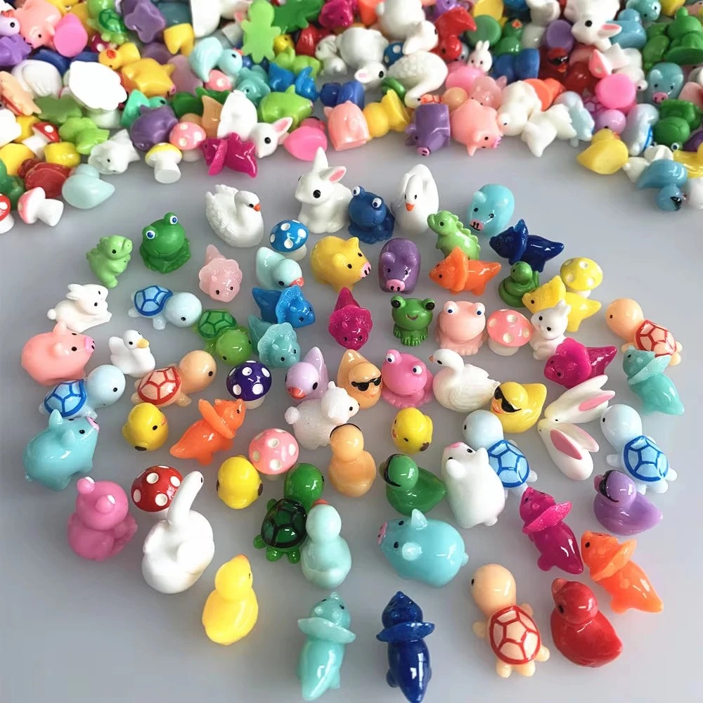 1-60PCS Mini Resin Animals Mus - First Bonsai Garden 评论和价格