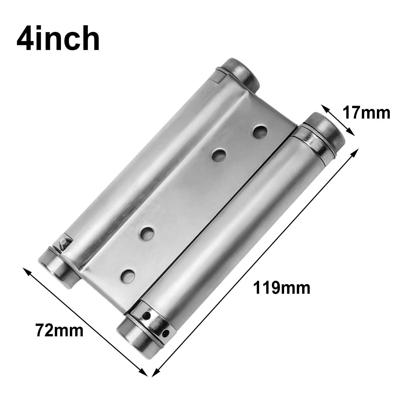 1pc Double Opening Spring Hinge 3 4 5 6 Inch Stainless Steel Two-way Free Door Hinge For Freegate Bar Counter Doors Furniture
