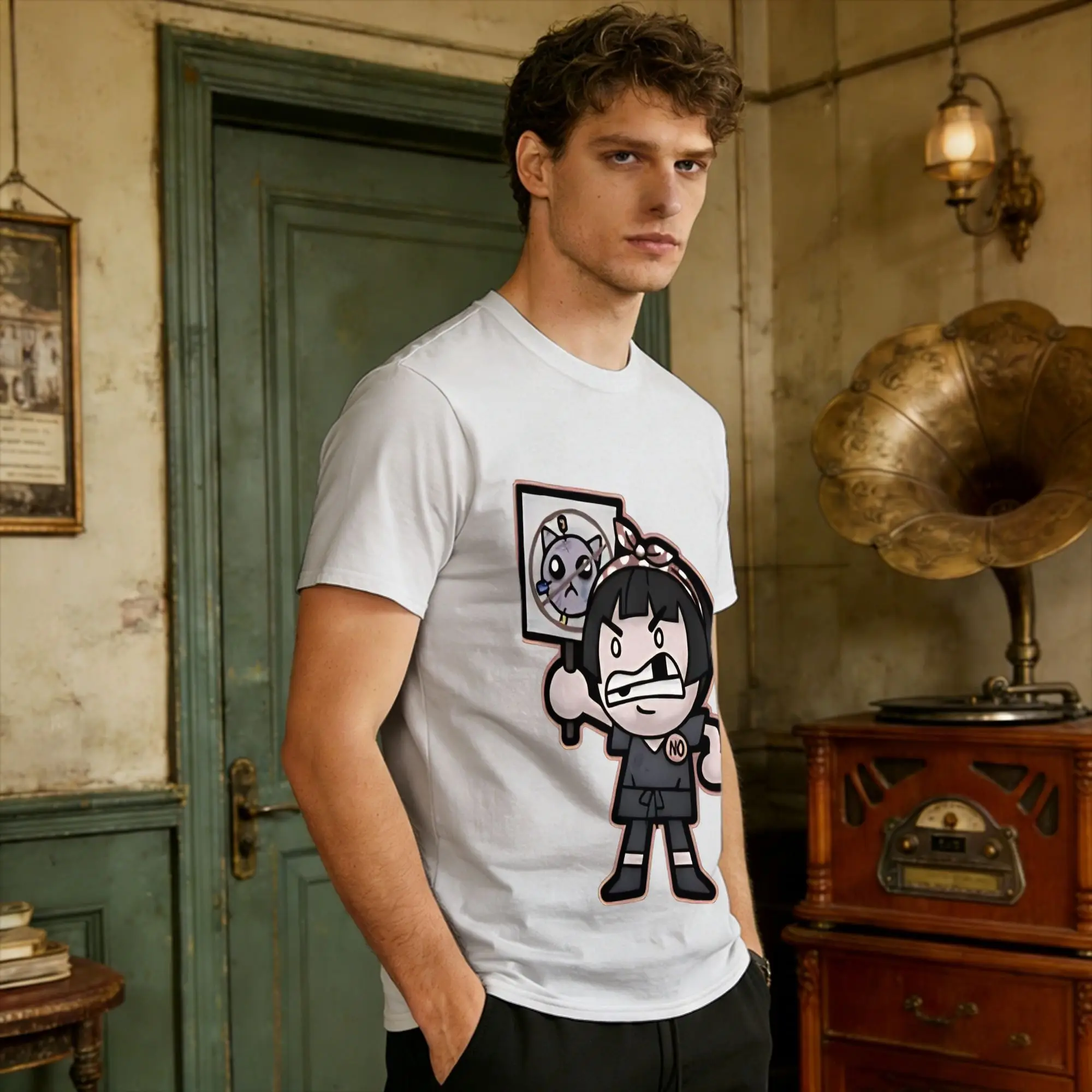 Mewgenics Tracy Newkirk  T Shirt Beach  Fashion T-Shirts Cotton O-Neck Oversize Top Tees Short-Sleeve Y2K Funny Tops