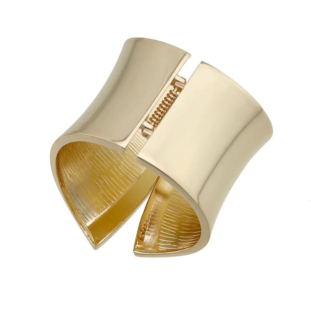 Pulsera pesada gruesa exagerada de moda, pulsera abierta ancha Irregular de Metal, bisutería gótica, brazalete Punk de moda, regalos de joyería