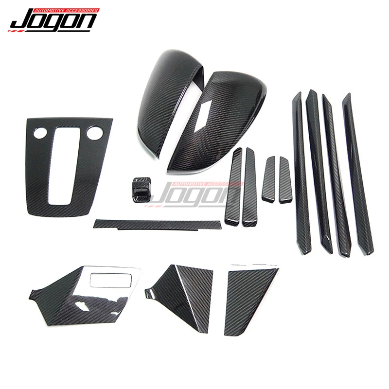 

Carbon Fiber Interior Dashboard Gear Shift Panel Central Console Door Handle Trim Cover for Audi A3 S3 RS3 8Y 2020 2021 2022