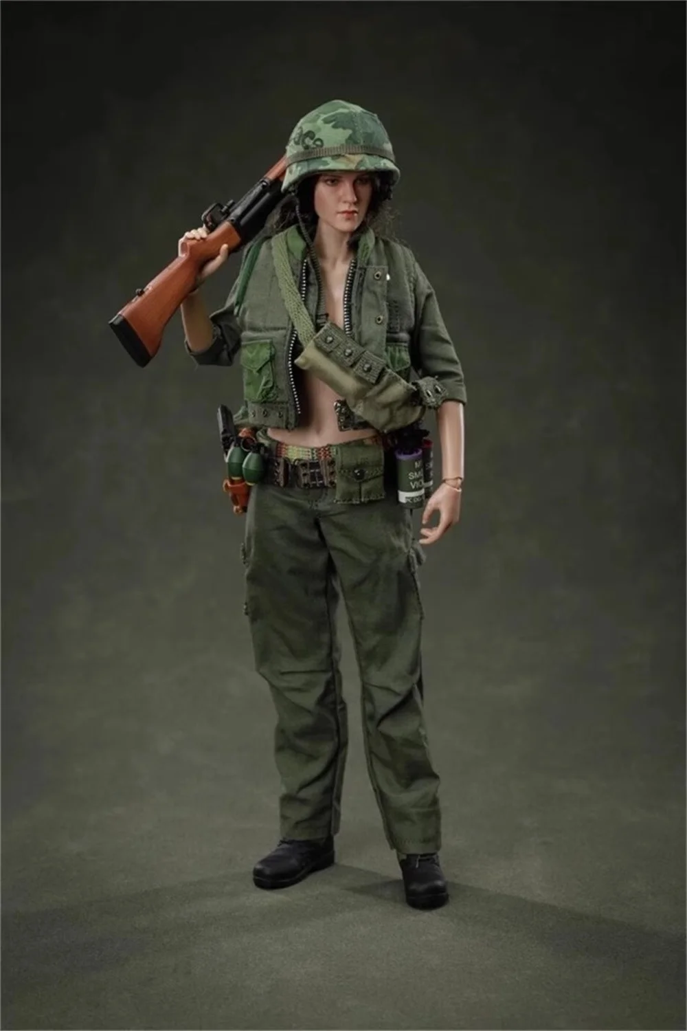 In Voorraad 1/6e Vrouwelijke Soldaat Vietnamoorlog Volledige Set Beweegbare Action Figure Speelgoed Model Cadeau Voor Fans Verzamelen