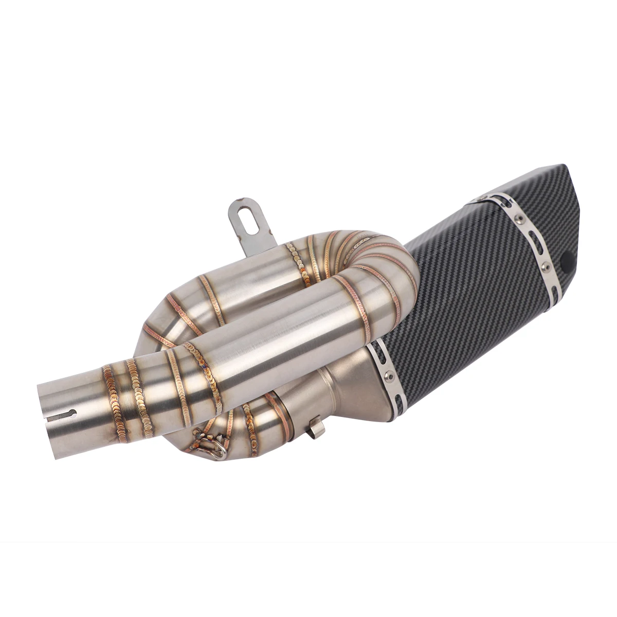 Slip on For Triumph Street Triple 765R RS 2017-2024 Moto Exhaust Escape Modify Muffler Link Mid Pipe 765RS Exhaust System
