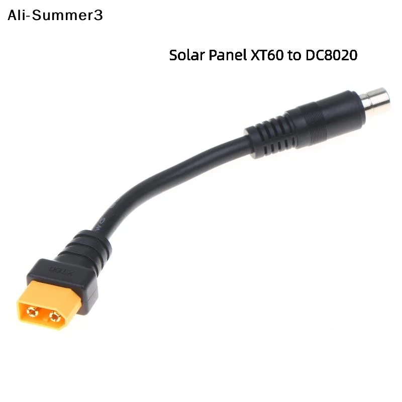 【AW】XT60 To 8mm Adapter Cable 16AWG XT60 To DC8020 Connectors Cable For Efficient Solar Charging And Power Transfer