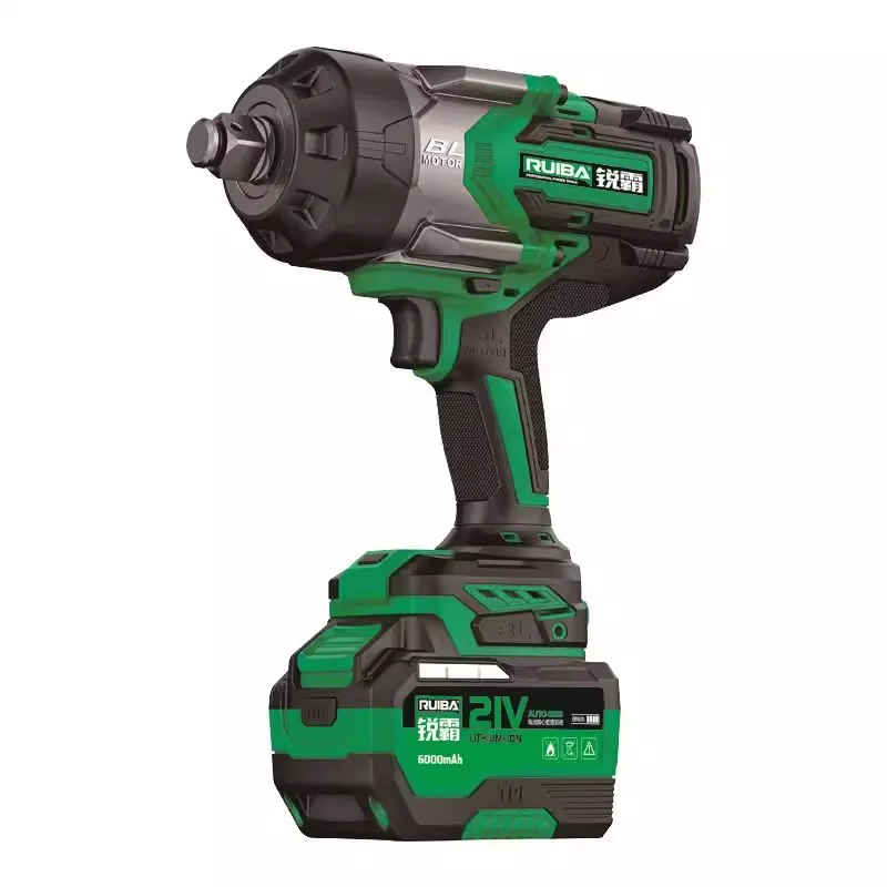 

RUIBA 826A 1 Inch Brushless Electric Cordless Impact Wrench 2100Nm 1300W For Makita 18V Battery [Non Battery and Charger]