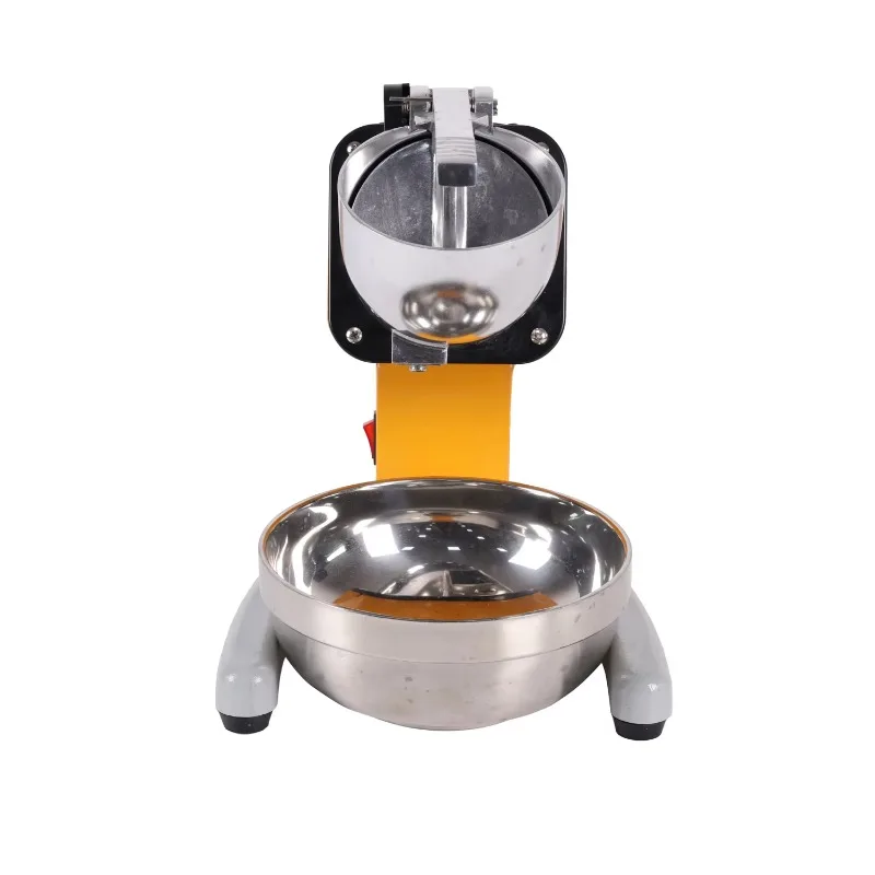 Good stuff  Semi-Automatic Electric Snow Cone Machine Commercial Or Household Stainless Steel Blade Ice Shaver for Business Use