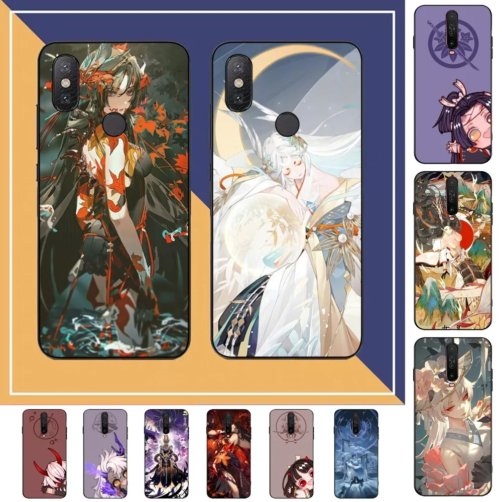 Onmyoji Phone Case For Redmi Note 4 X 5 A 6 7 8 T 9 9S 10 11 11S 11Epro Poco M3 pro