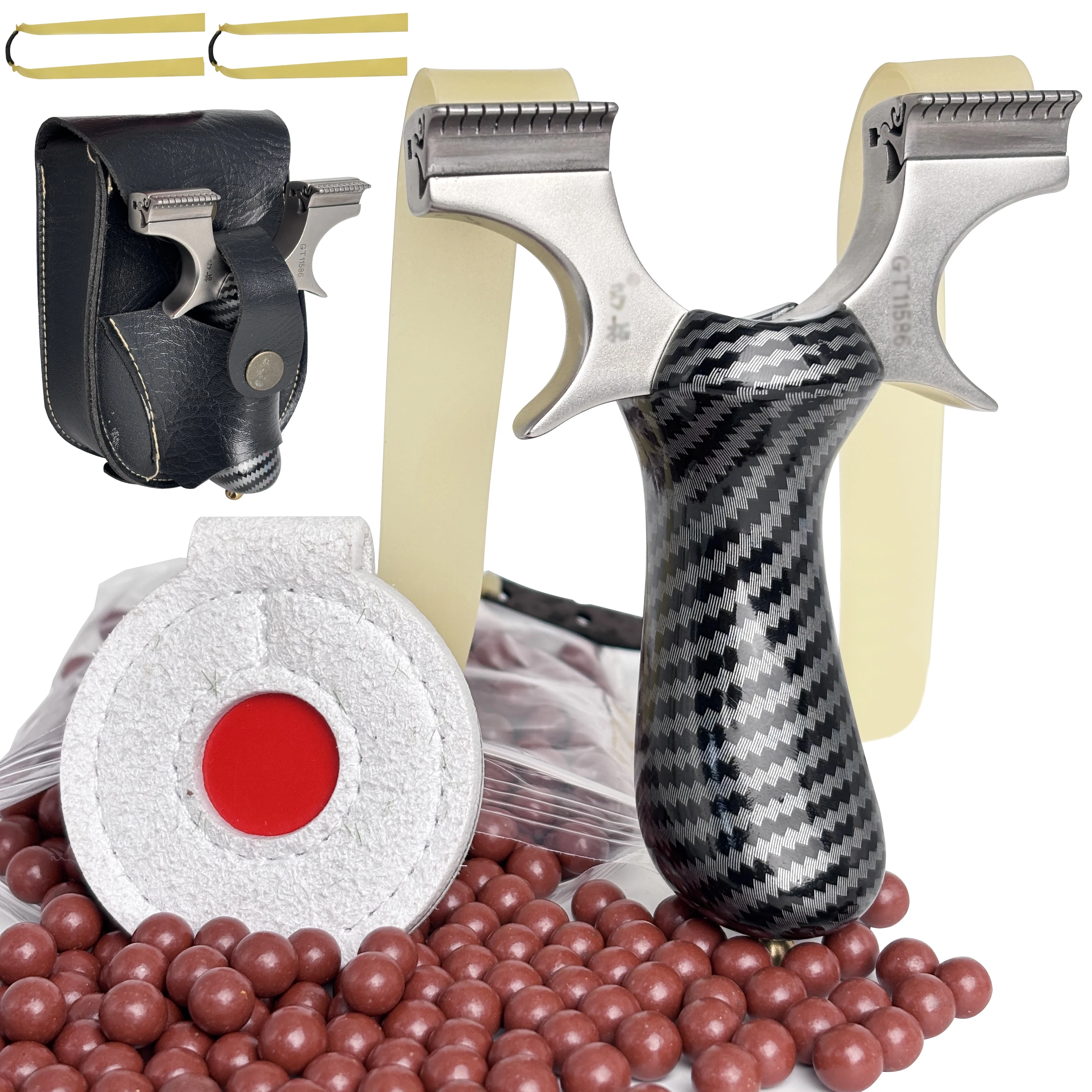 

Охотничья рогатка из нержавеющей стали, мощная рогатка для стрельбы, новый набор для стрельбы с зубом дракона, быстрое давление, набор для стрельбы на открытом воздухе