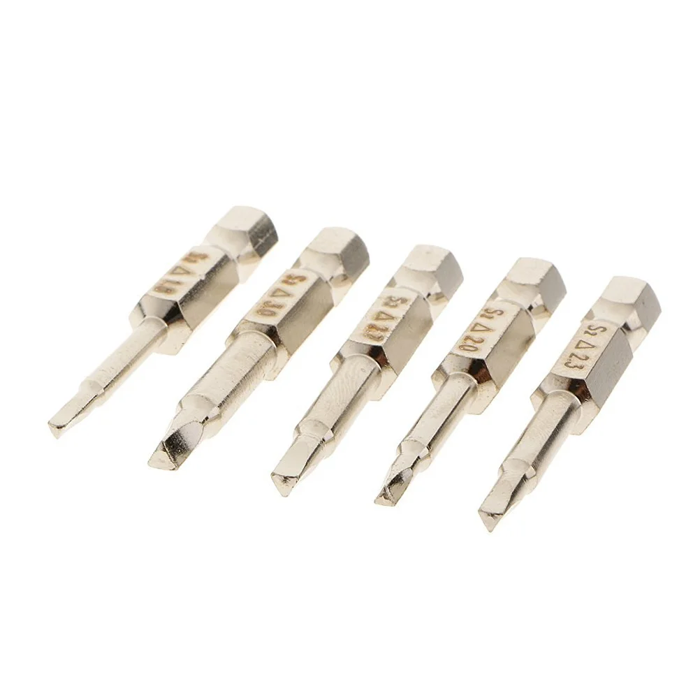 

5Pcs Magnetic Bit Tip S2 Steel Triangle Head Hardening Surface Anti-Rust Wear Resistance Portable Tool Kit Triangle