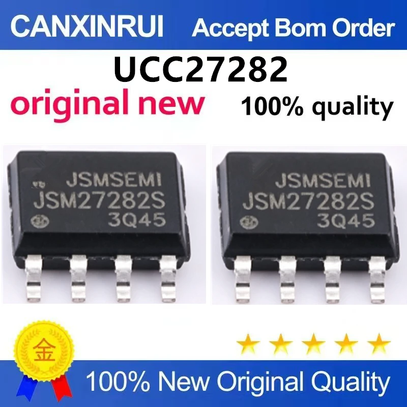 （5pcs-10pcs）Brand new original UCC27282DR silk screen U282 package SOP-8 gate driver IC chip