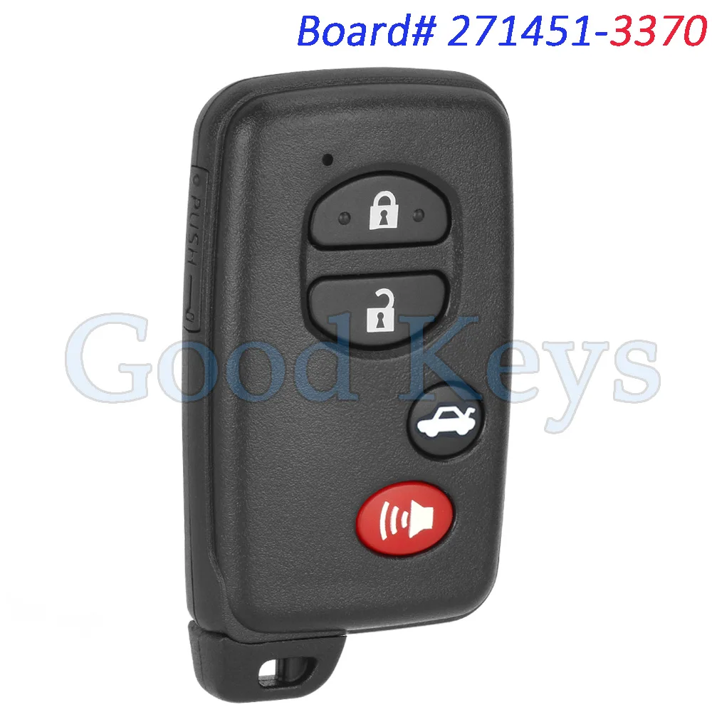 

271451-3370 314.3MHz Smart Remote Key Fob for Toyota Avalon Camry 2007 2008 2009 2010 Corolla 2011 2012 2013 2014 HYQ14AAB