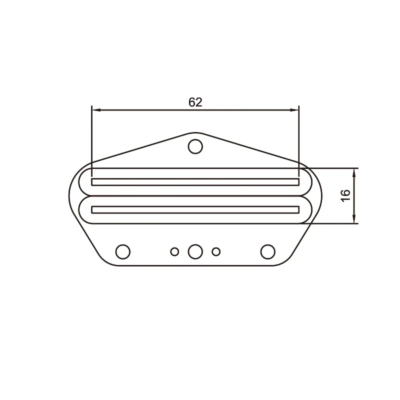 Dual Rail estilo guitarra elétrica captador ponte com escudo, quatro captadores, Tele cerâmica, Telecaster