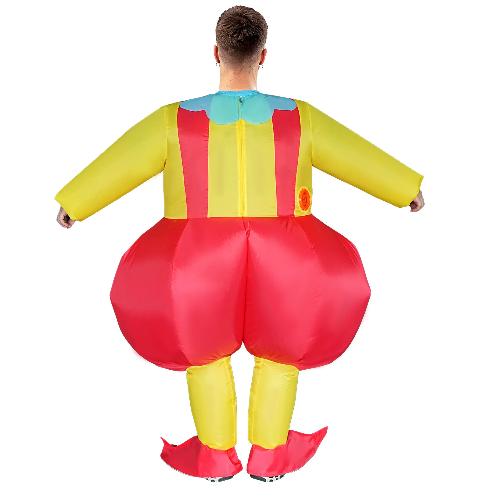 Big Bottom Clown Inflatable Costumes Blow Up Clothes Halloween Party Cosplay Costume Funny Performance Props view 5