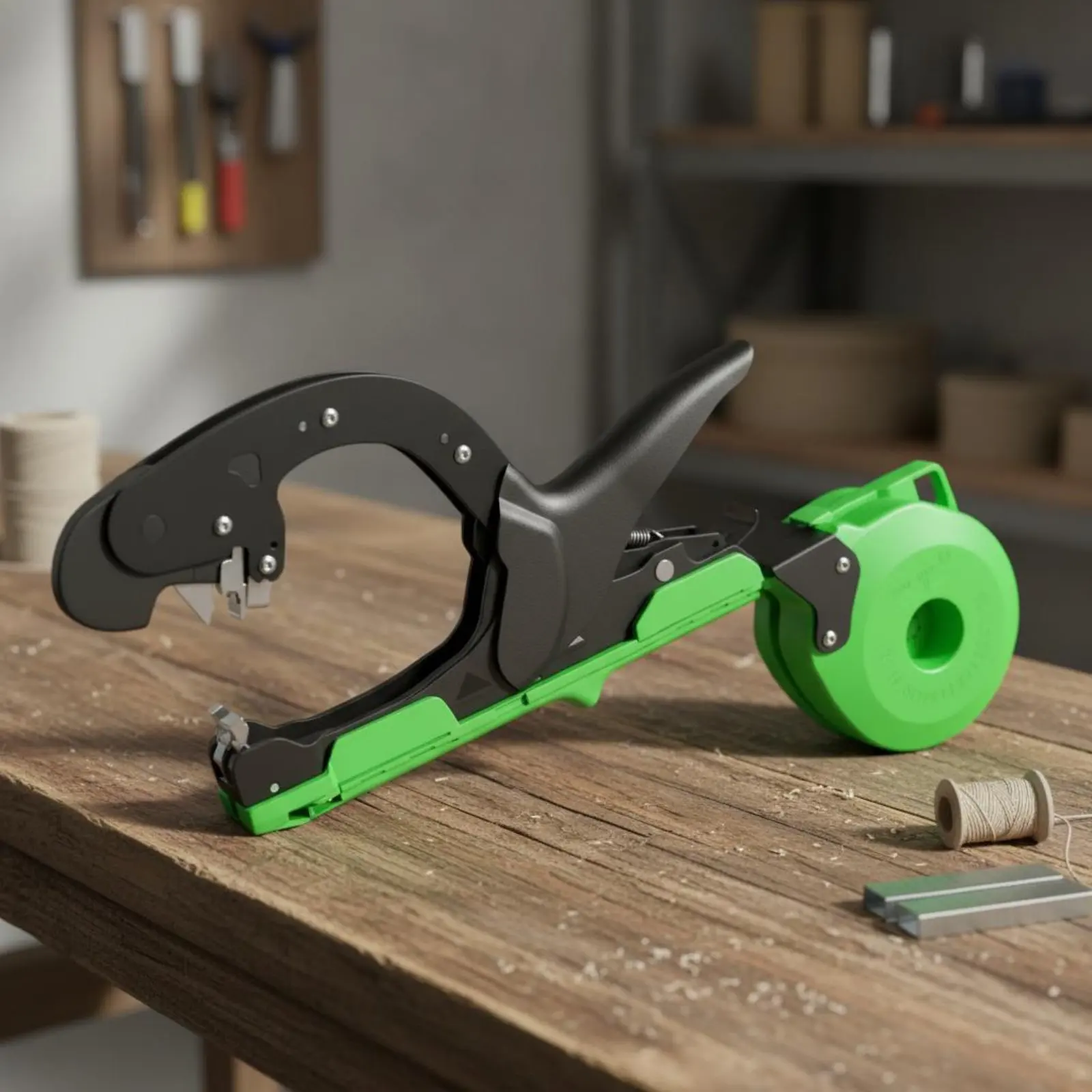 

Vine Tying Machine Quick to Use Branch Tying Machine Tomato Vine Stapler Saves Binding Material Adjustable Clip Opening for Farm