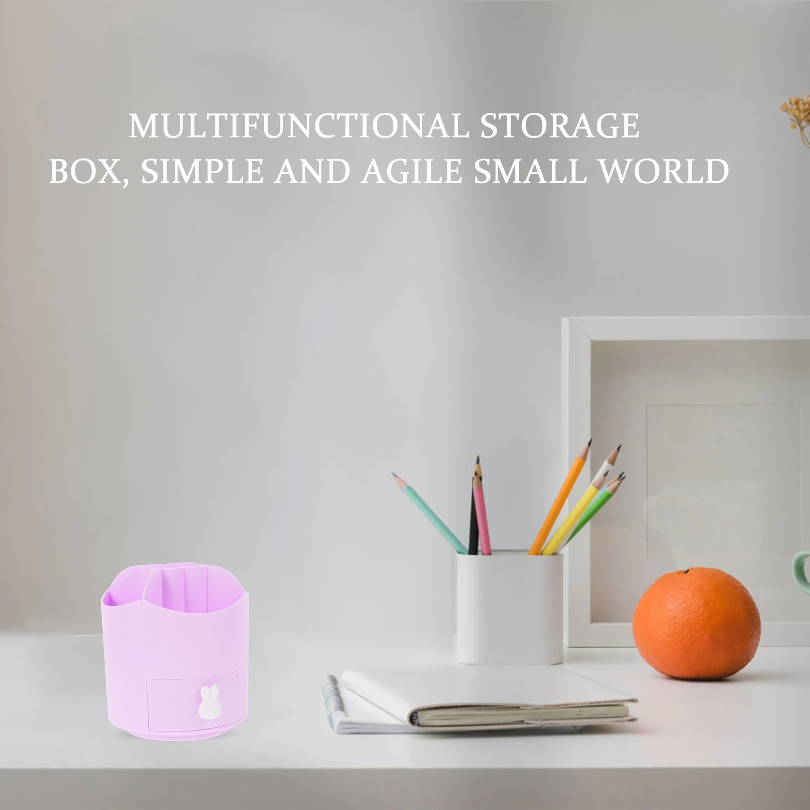

Rotating Pen Holder Desk Organizer 360 Degree Spin Pencil Storage Stationery Supplies Kids Accessories Multi Function Office