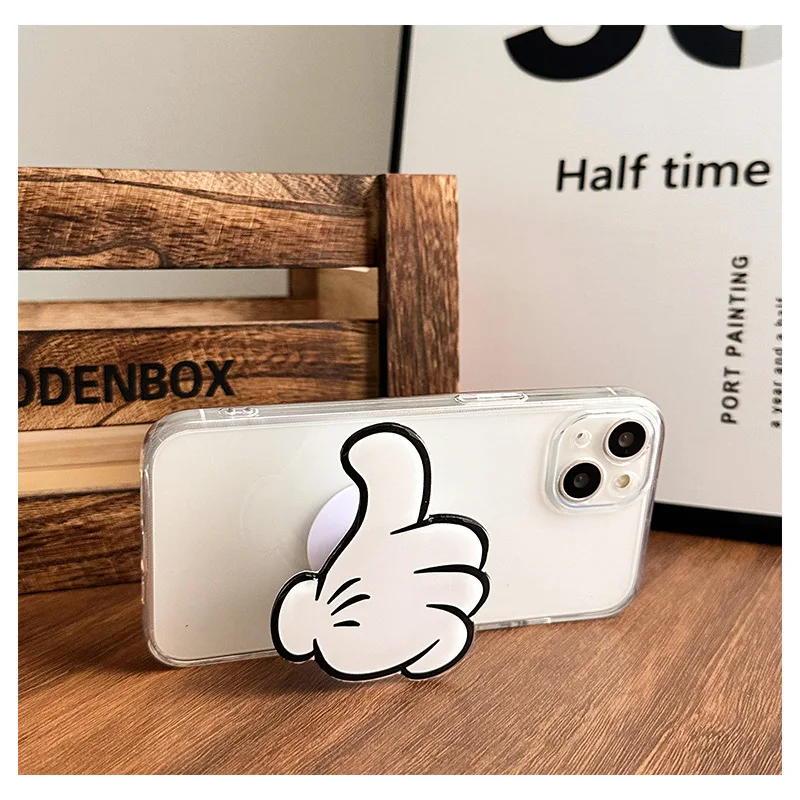 Disney Mickey Mouse Phone Stand Cartoon Finger Holder Cute Retractable Air Sac Grip Buckle for IPhone Samsung Xiaomi Accessories