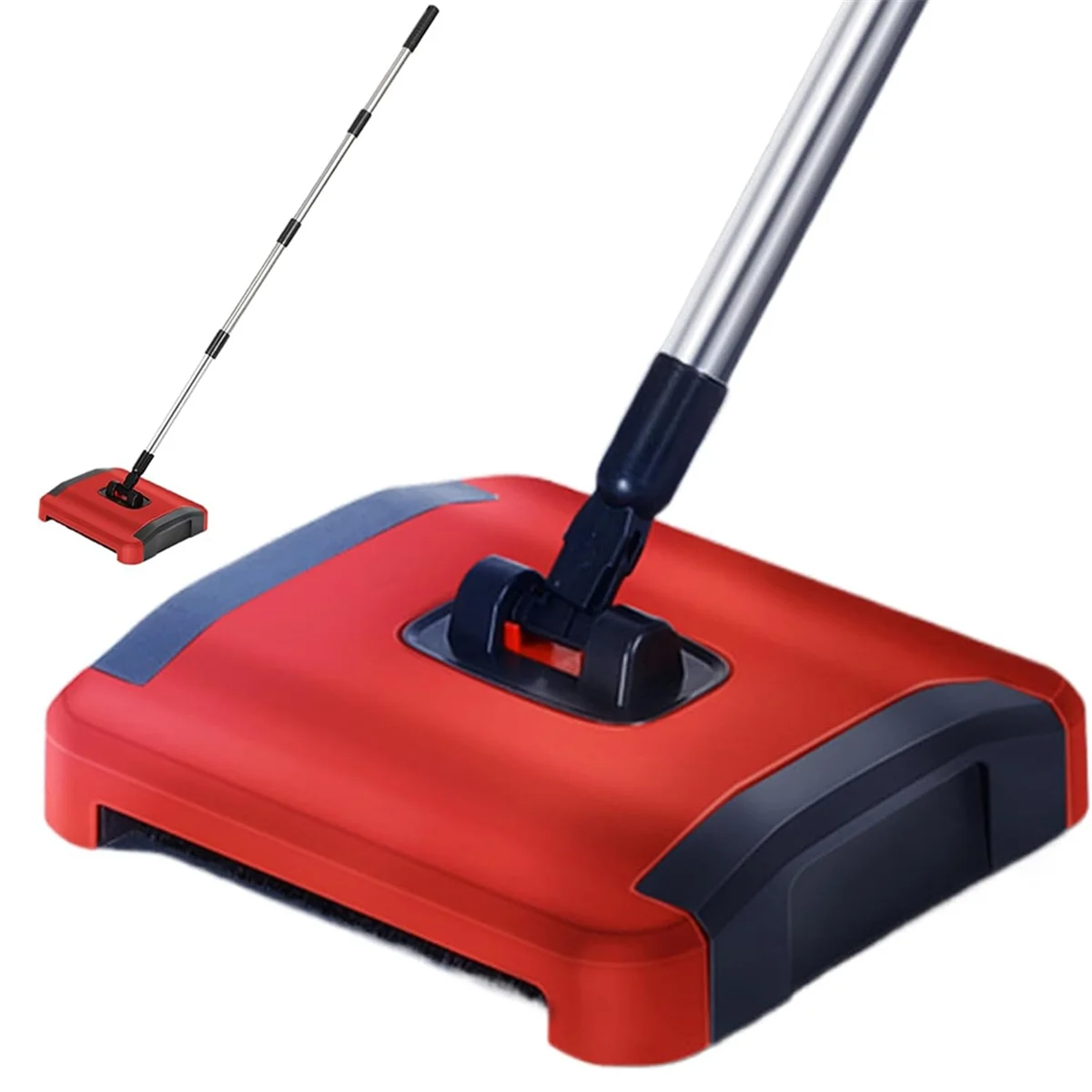 Carpet Sweeper Manual Carpet Sweeper Floor Sweeper Carpet Brush Detachable Carpet Cleaner for Pet Hair Dust Debris