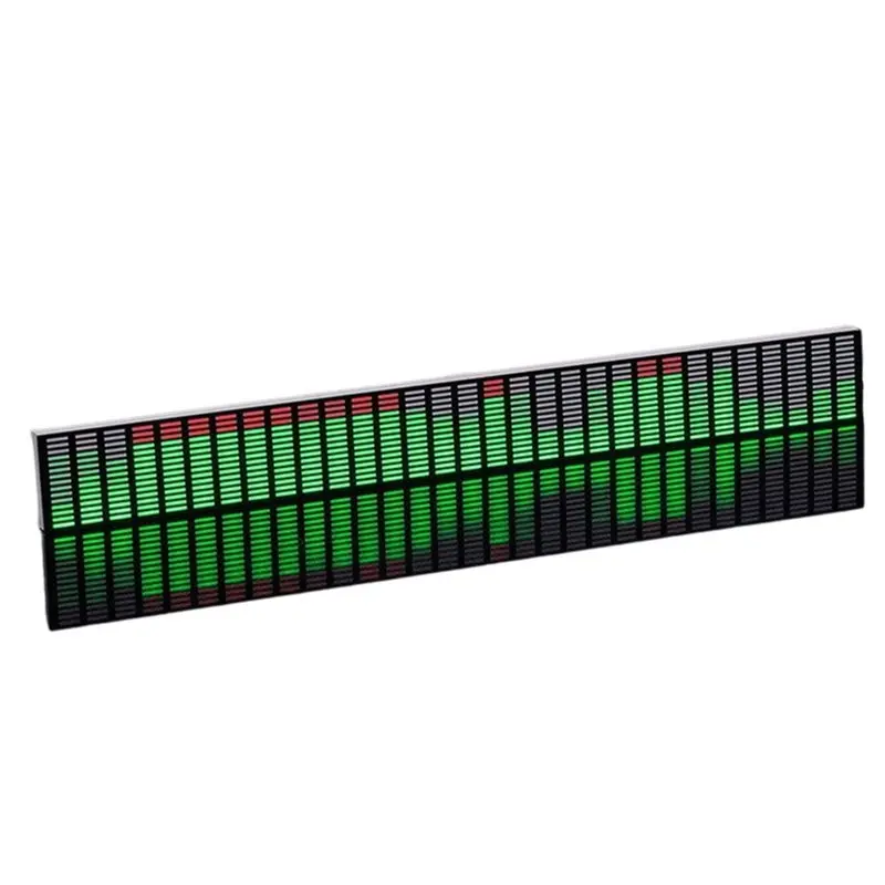 

AS95-Green+ Red LED Music Spectrum Pickup Light Voice Lightvoice Controlled Audio Level Indicator VU Meter Atmosphere Lamp