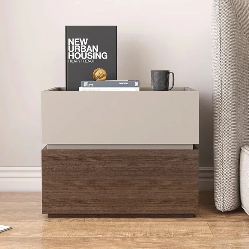 

Wood Cheap Nightstands Nordic Creative Makeup Luxury Modern Bedside Table Designer Mobile Mesita De Noche Dormitorio Furniture