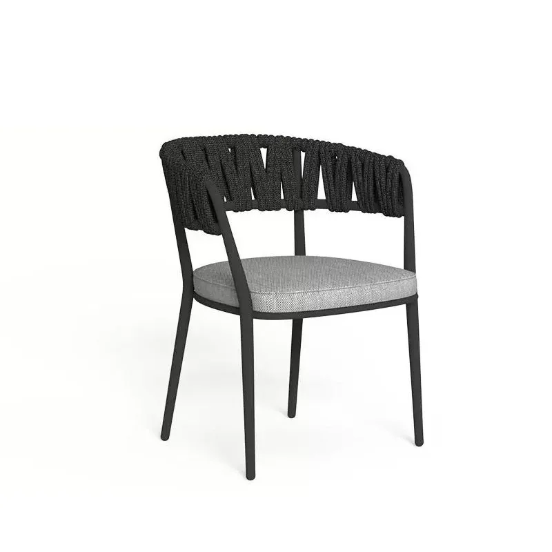 في الهواء الطلق فيلا شرفة بلاطة الصخور طاولة طعام حديقة فناء طاولات وكراسي الروطان مقاوم للماء وواقي من الشمس