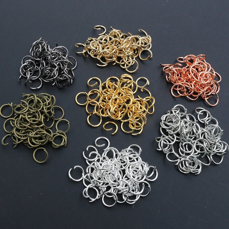 Open-Loop-Bieger inge 200 stücke 4 5 6 7 8 10-mm-Bieger für DIY-Schmuck herstellung Halskette Armband Befunde Verbindungs zubehör