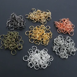 Open Loop Jump Rings 200pcs 4 5 6 7 8 10 mm JumpRings for DIY Jewelry Making Necklace Bracelet Findings Connector Supplies