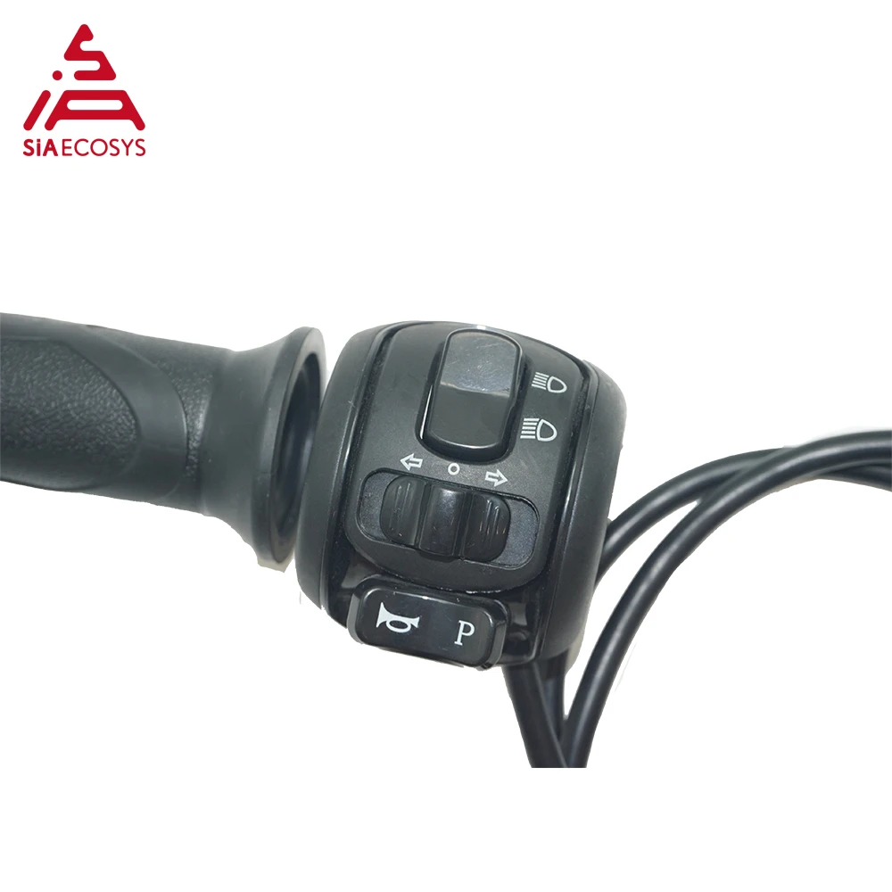 SiAECOSYS K126 Acceleratore con interruttore combinato adatto per motociclette elettriche