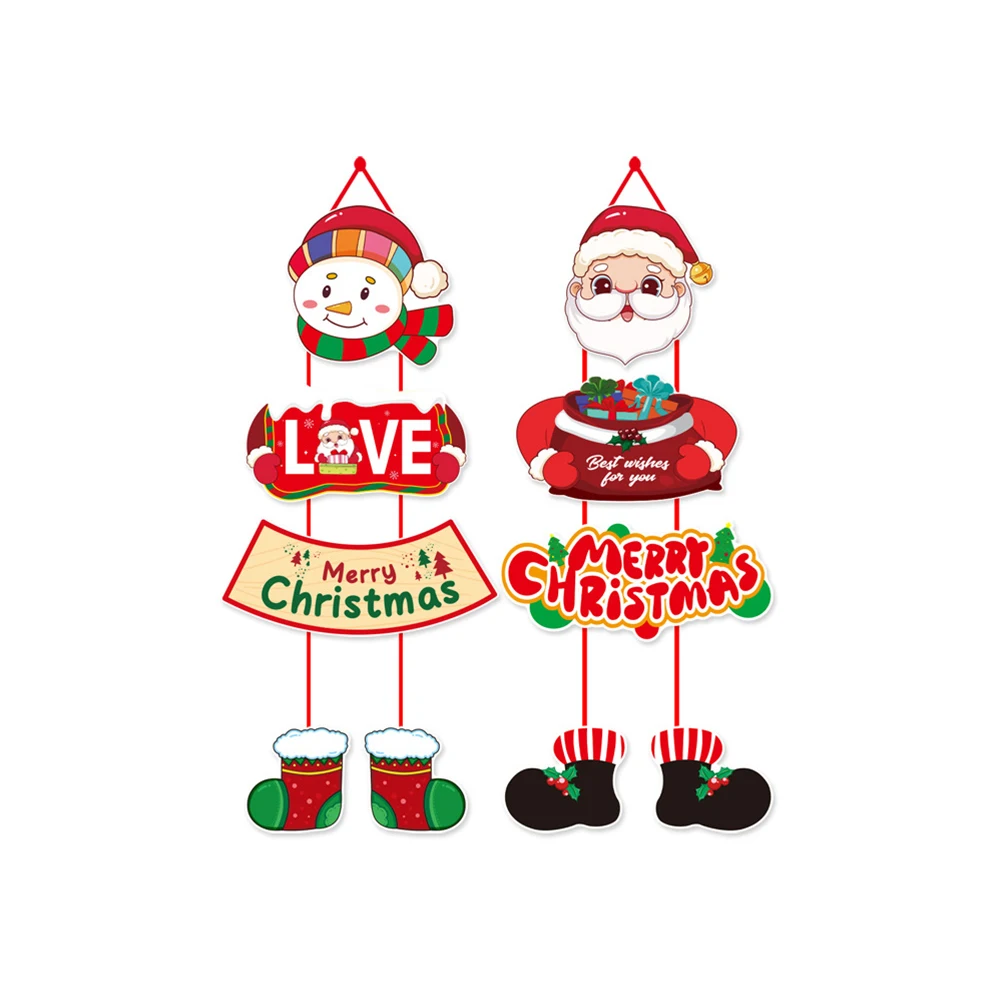 Christmas Wall Hanging Christmas Door Hanging For Amusement Parks Reusable Christmas Decoration For Front Porch