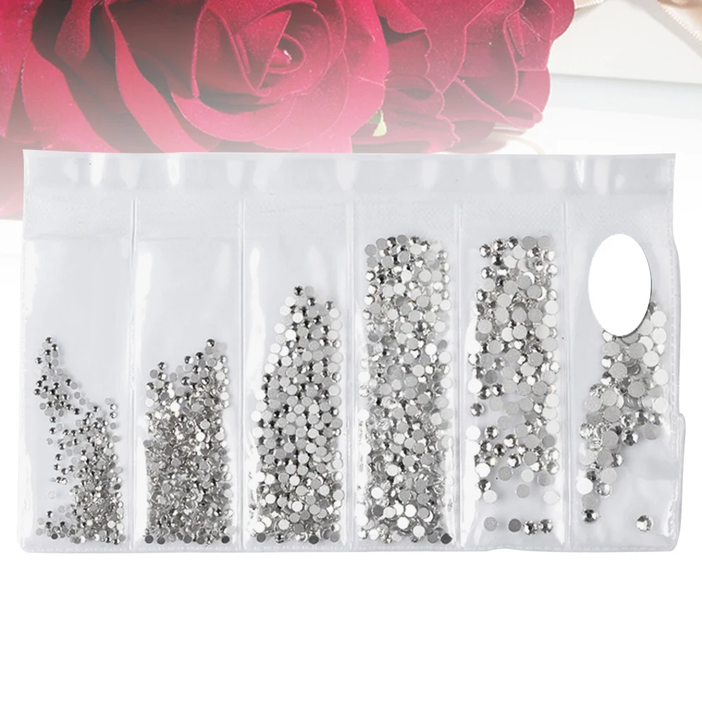 

1364 Pcs Rhinestone Nail Art Accessories Decorations Gems Crystals for Nails Rhinestones Manicure Stickers