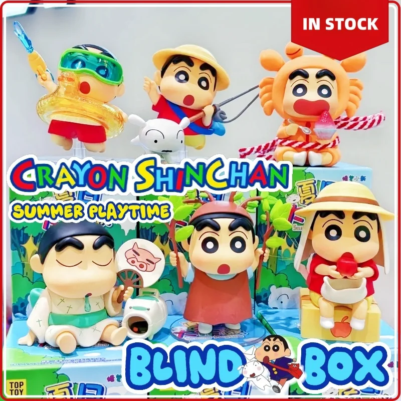 

Новый оригинальный Toptoy Crayon Shin-Chan, летняя серия для игр, слепая коробка, аниме, товары для рабочего стола, милый декор, игрушки-сюрпризы, коллекционные предметы