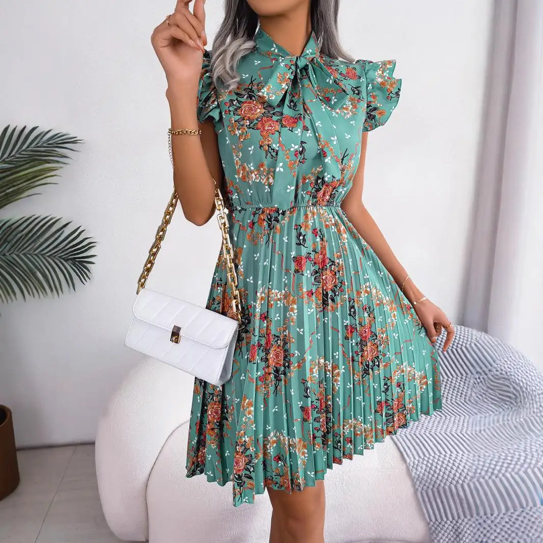 Ele Flelted Maxi Skirt Independent Station Cross-Border Women's Faion Asymmetrical Hemline Gauzy Skirts