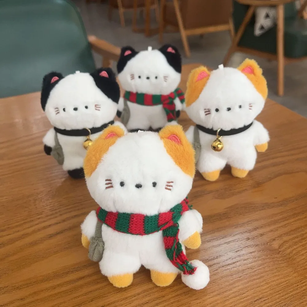 

Нежный дорожный котенок, плюшевая сумка-кошка, подвесной колокольчик, полипропилен, хлопок, плюшевый брелок с котом, мультяшный милый плюшевый брелок для куклы-кошки, женский брелок для девочек