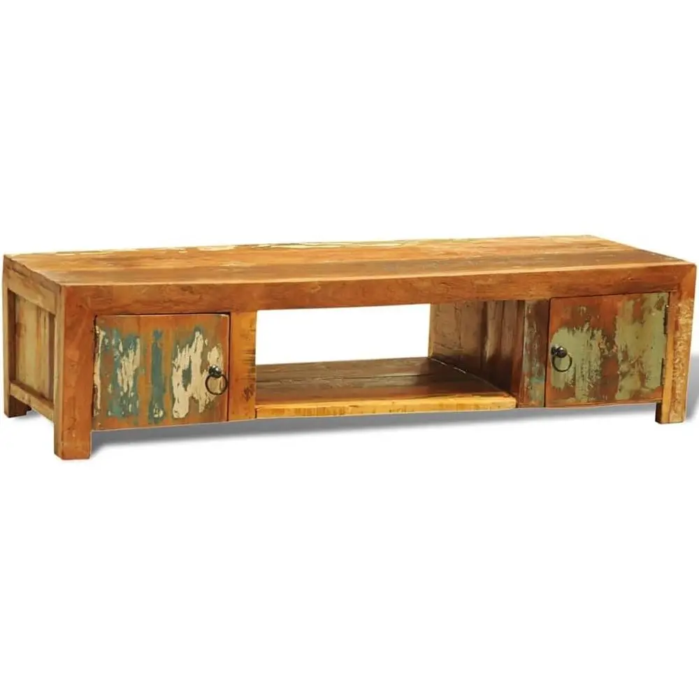Reclaimed Wood TV Cabinet with 2 Do,Rustic TV Stand,Media Cabinet,armhouse Entertainment Center, TV Desk Storage Rack,e Handmade