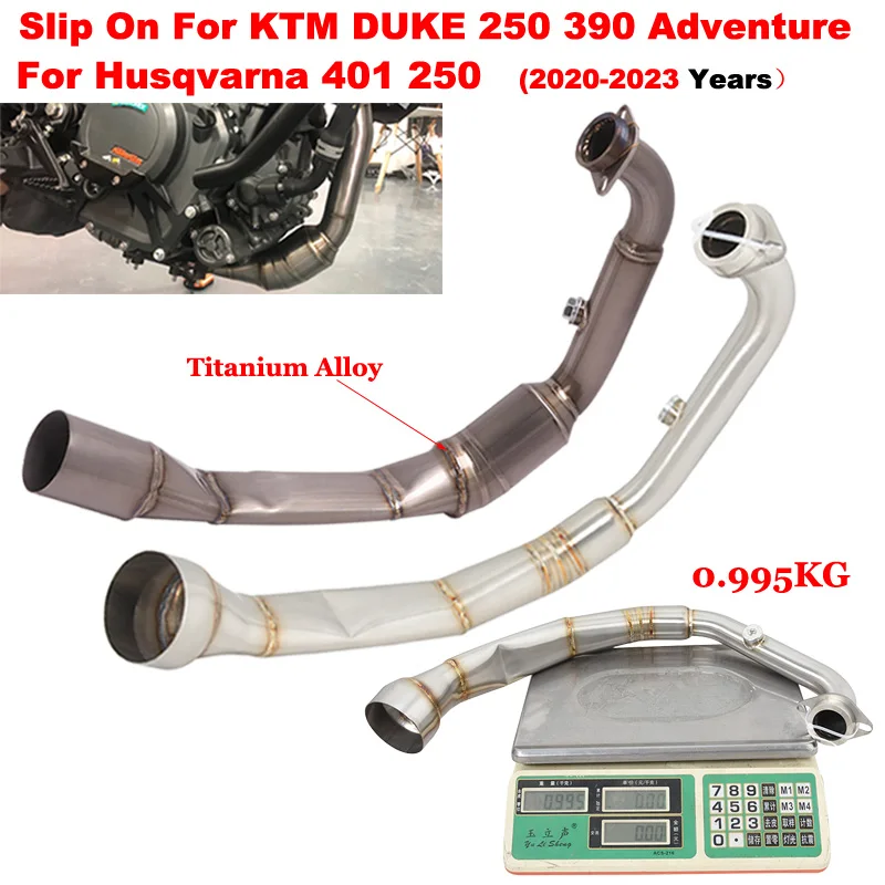 

Motorcycle Exhaust Front Middle Link Pipe Escape Moto Slip On For KTM DUKE 250 390 RC390 KTM250 KTM390 Adventure ADV 2020 - 2024