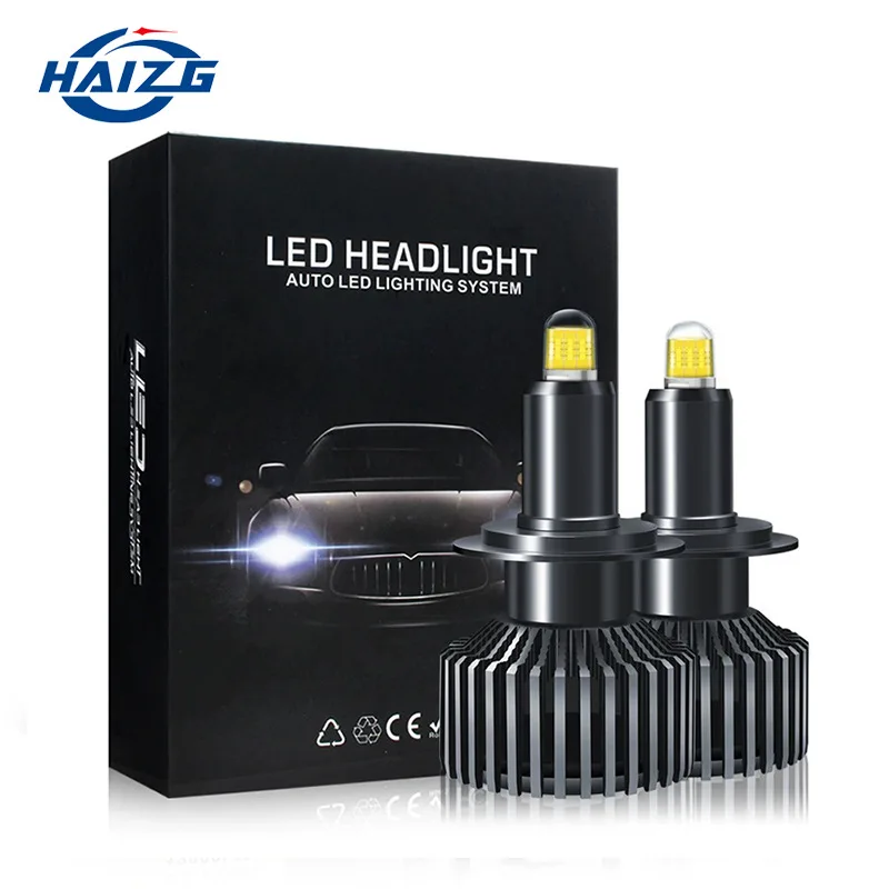 HAIZGCarledHeadlight360Luminous Degree High Power8Surface LuminousLEDCar LightsH4Far and near Integrated Headlight