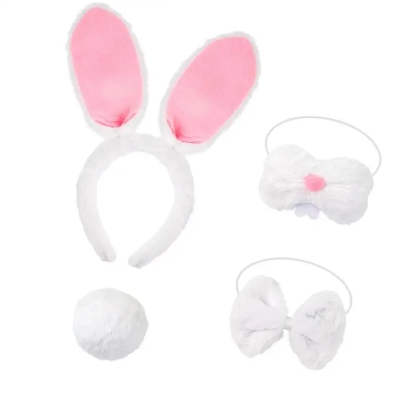 652F 4PCS Bunnies Acessórios fantasias Costumo cosplay Halloween para mulheres