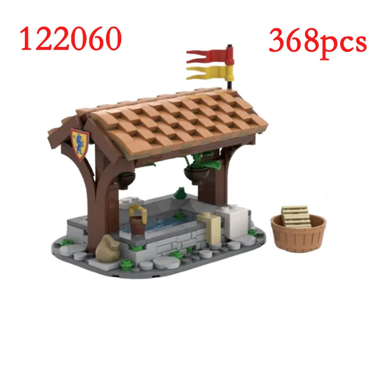 Spot MOC-136382 135500 132385 122060 etc. Medieval architecture small particle assembly building blocks educational toy model gi