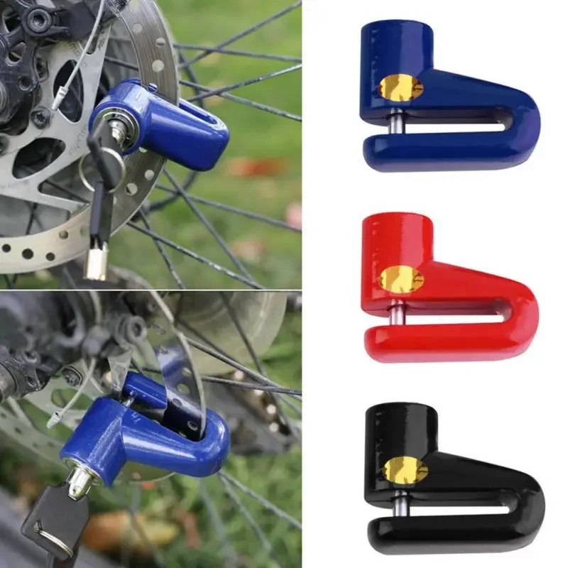 Bloqueo de freno de disco de vehículo eléctrico para motocicleta, bloqueo de freno de disco de bicicleta de montaña, accesorios de equipo de equitación, accesorios de bloqueo de bicicleta