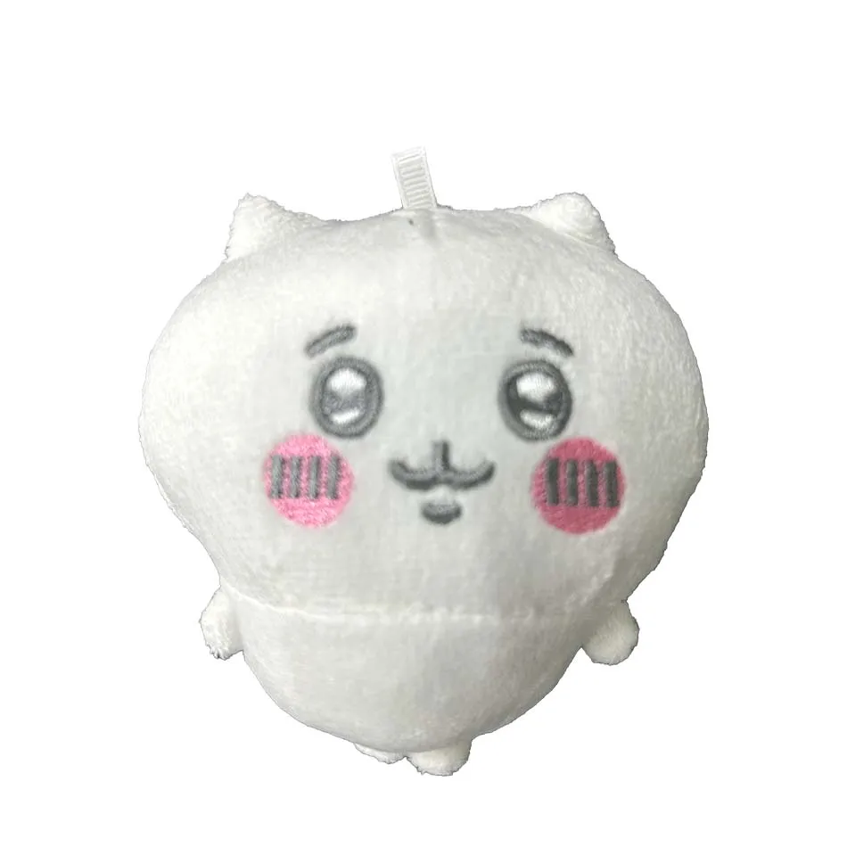 1-6pcs Cute Plush Cartoon Squeak Doll Keychains Pendant Girl Heart Backpack Pendant Super Cute Keyring Jewelry Gifts