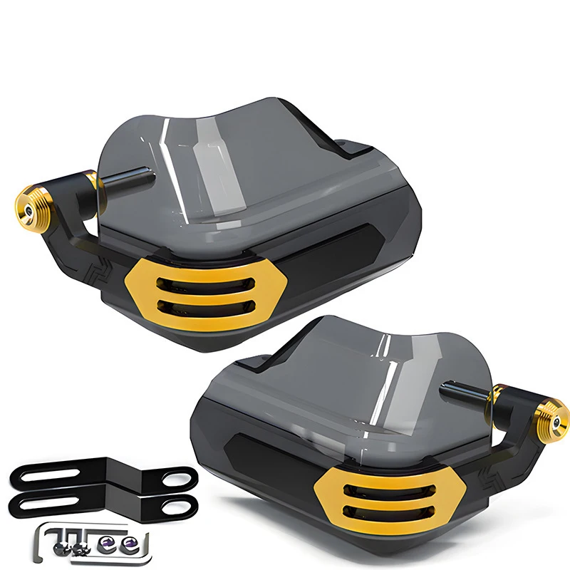 Universal motorcycle hand guards, protective covers, anti-fall, rain-proof, wind-proof handlebar covers, modified handlebar wind