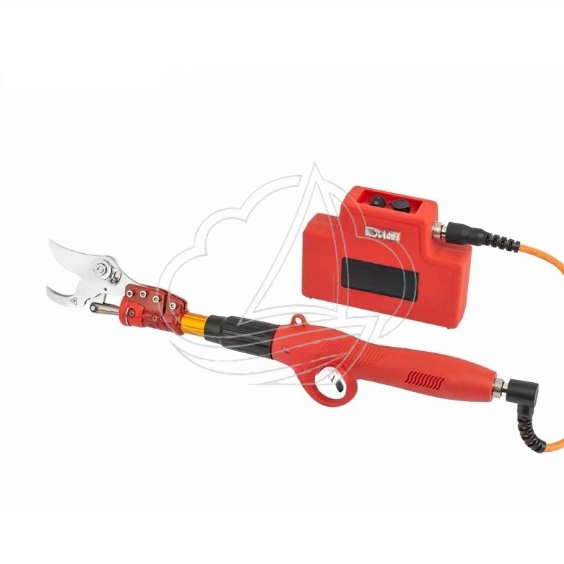 Electric Lithium High Branch Pruner Telescopic Extension Trimmer 4cm Opening Fruit Tree Cutter