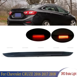 Rear Bumper 3rd Brake Lamp High Mount Brake Light 84277408 84008216 84019691 For Chevrolet CRUZE 2016-2018