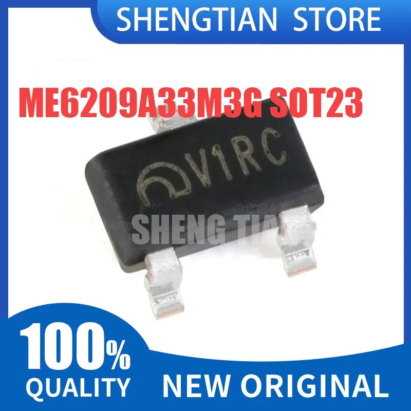20PCS ME6209A33M3G V1** SOT23 ME6209A33PG 6209A SOT-89 3.3V 2% 18V 250mA Low Power Consumption LDO ME6209 SMD Chip Transistors