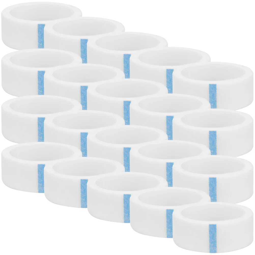 

20 Rolls Eyelash Extension Tape 4.3M/Roll Adhesive Fabric Lash Supplies For Extensions Eyelid Makeup Tape Lash Tech Must Have