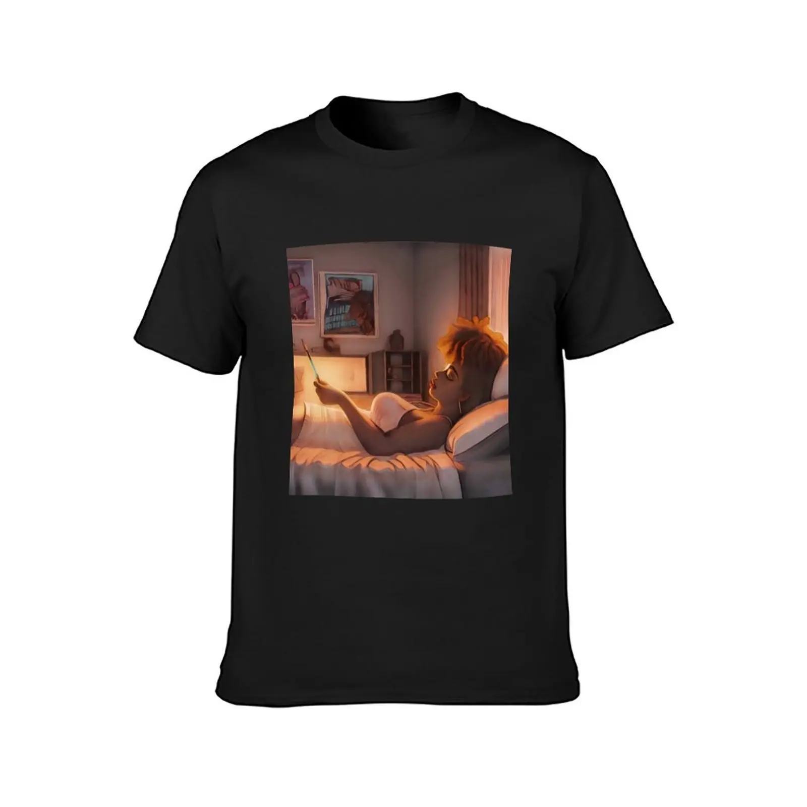 Evening Chill Solo T-Shirt funnys blanks mens graphic t-shirts