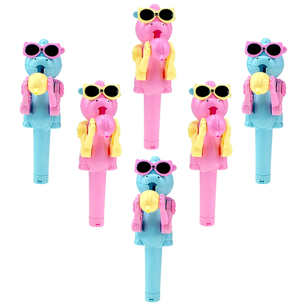

6Pcs Lollipop Robot Holder Creative Interesting Candy Storage Party Prank Lovely Lollipop Storage Box Party